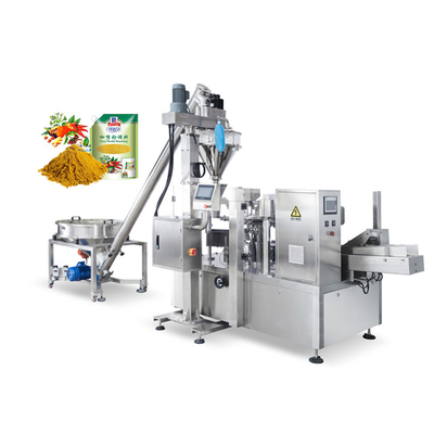 Automatic Powder And Flour Packing Machine Eight Station Powder Packaging Machine