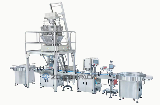 Automatic Granule Filling Machine Weighing Filling Machine Screw Capping Machine