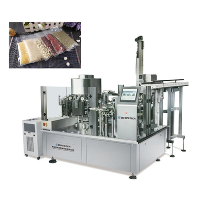 Food Beef Corn Automatic Vacuum Packaging Machine Multifunctional Rotary