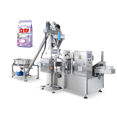 ISO Powder Stand Up Pouch Machine , 2.5KW Granule Liquid Powder Pouch Packing Machine