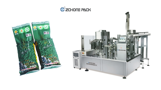 Fully Automatic Vacuum Tea Packing Machine Vacuuming To Bag Tea Packaging