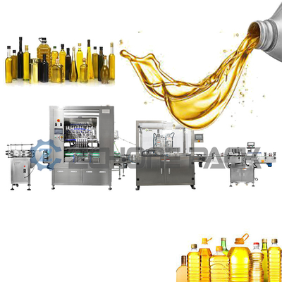 Olive Oil Filling Machine Production Line Fully Automatic Oil Filling Equipment