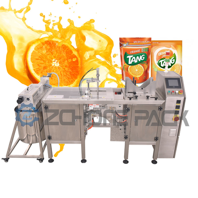 30 Bag / Min Auto Liquid Filling Machine Plain Weave Juice Filling And Sealing Machine