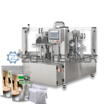 8 Station Zongzi Granule Packaging Machine With Automatic Vacuum Pumping System