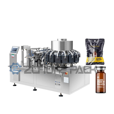 Multi Station Rotary Vacuum Packaging Machine For Food Pharmaceuticals Cosmetics