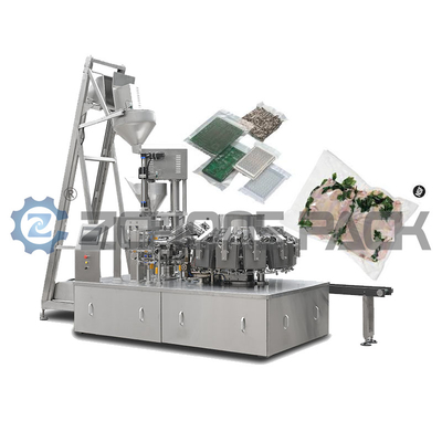 Intelligent Rotary Vacuum Packaging Machine 304 Stainless Steel  60 Bag /Min