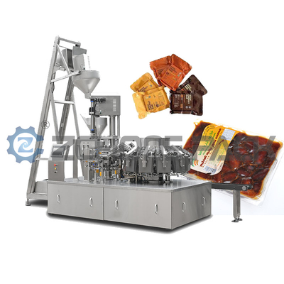 Intelligent Rotary Vacuum Packaging Machine 304 Stainless Steel  60 Bag /Min