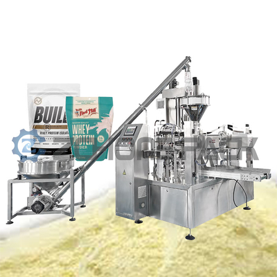 Automatic Powder Pre-made Bag Packaging Machine Multi-Station