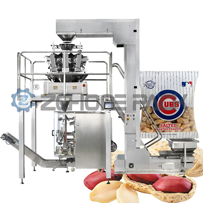 Multihead Weighing Vertical Granule Automatic Packing Machine Peanut Nut Pistachio Bean Rice