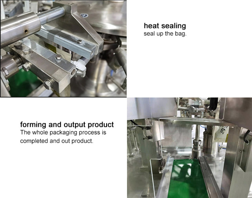 Eight-Station Prefabricated Bag Liquid Packaging Machine Liquid Paste Viscous Fluidity Material Liquid Pumps