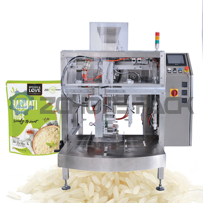 Rice Packaging Machine 1kg 5kg 10kg Large Gram Pre-made Bag Easy to Operate for Food Application