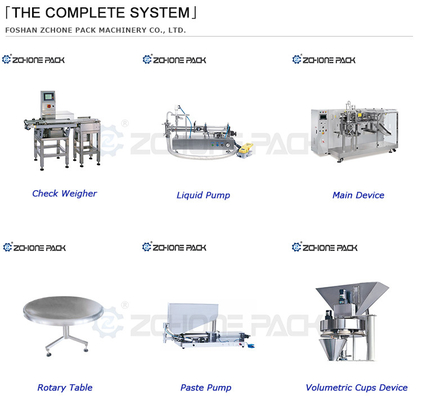 Sachet Type Shaped Bag Material Packaging Machine Horizontal Premade Bag Granule Solid Food Packaging Machine