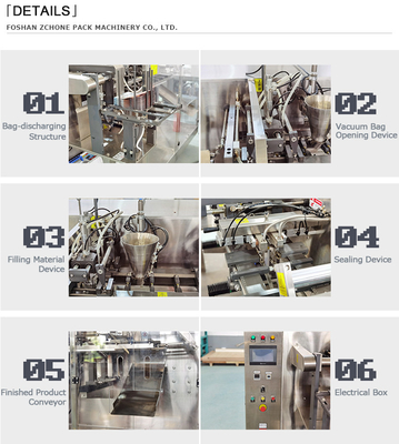 Sachet Type Shaped Bag Material Packaging Machine Horizontal Premade Bag Granule Solid Food Packaging Machine
