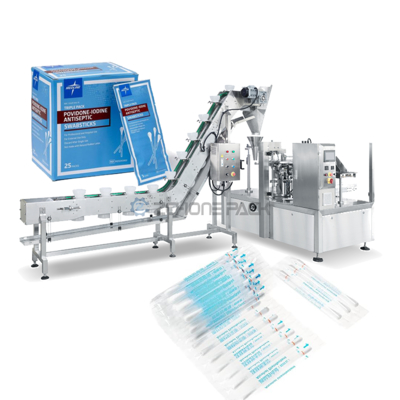 Automatic Granule Packaging Machine for Food with Multi-Station Dispensing