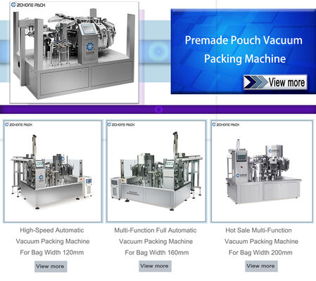 Fully Automatic Premade Bag Vacuum Rotary Packaging Machine