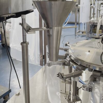 Rotary Premade Pouch Packing Machine with 4-Head Weigher for Sugar Salt Coffee Granules Snacks Auto Weighing Sealing