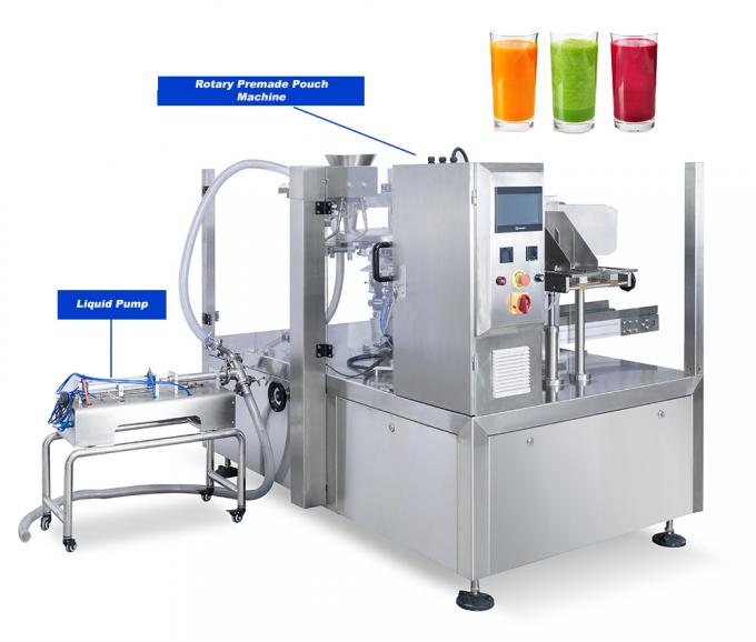 Automatic Metering Equipment Liquid Packaging Machine Liquid Pump Milk ...