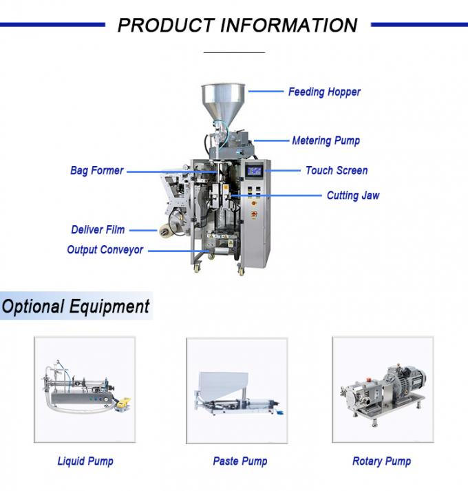 Oil Bag Vertical Packing Machine Automatic Vertical Film Bag Making ...