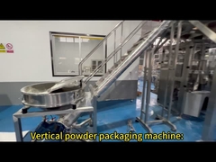 Masala Powder Packing Machine Vertical FFS Packaging Snack Roll Film Bag Feeding Machine