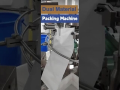 Double Liquid Materials Mixed Gel Packaging Machine Chemical Reaction Gel Paste Equipment Pouch