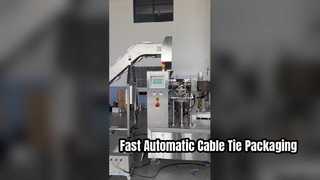 A Closer Look: Long Strip-Shaped Cable Tie Products PE Flat Bag Packaging Machine