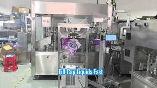 Filling and capping machine