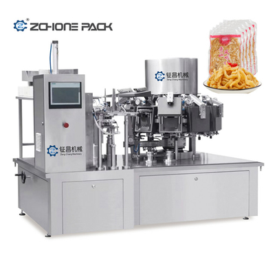 Food Beef Corn Automatic Vacuum Packaging Machine Multifunctional Rotary