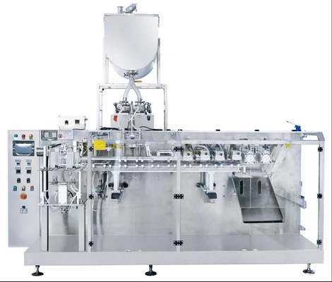 Double Feeding Horizontal Doypack Packing Machine 304L Stainless Steel