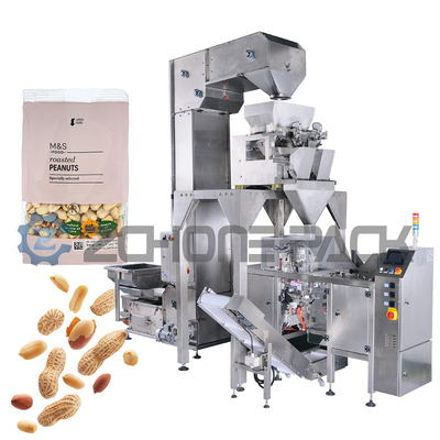 Fully Automatic Pouches Packing Machine Stainless Steel Food Grade Bags Packaging Equipment