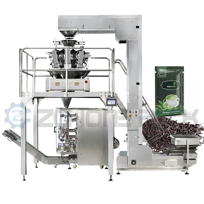 4.0KW Pillow Flow Packaging Machine For Vegetable Potato Chip Cookies