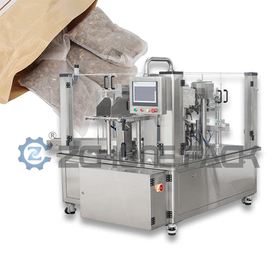 8 Station Zongzi Granule Packaging Machine With Automatic Vacuum Pumping System