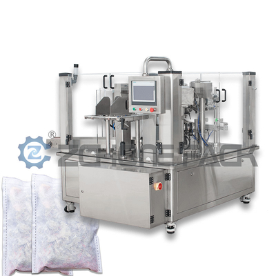 8 Station Zongzi Granule Packaging Machine With Automatic Vacuum Pumping System