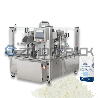 Automatic Powder Packing Machine Pouch Doy Filling Sealing Doypack Bag Packing Machine