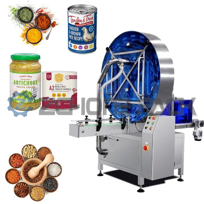 Granule Solid Canned Candy Filling Machine Production Line Bottle Cutting Machine Labeling Machine