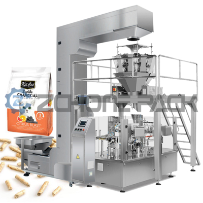 Cat Litter Packing Machine Solid Granule Multifunctional Bag Packing Machine Nuts Dried Fruit Peanut Granule