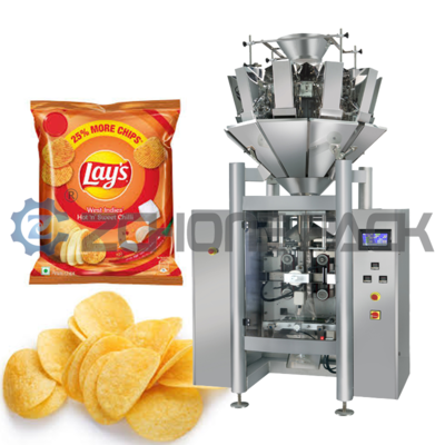 Potato Chip Packaging Machine for Vacuuming and Nitrogen Filling of Multifunctional Granules