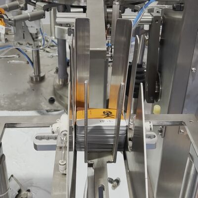 Automatic Premade Pouch Packing Machine With Rotary Feeding Device Nitrogen Flushing for Tea Cake Pu Er Tea Brick Packaging