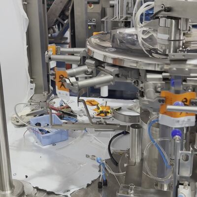 Tea Cake Packing Machine | Premade Pouch Packing Machine with Rotary Feeder & Nitrogen Flushing | Pu Er Tea Brick Packing Line