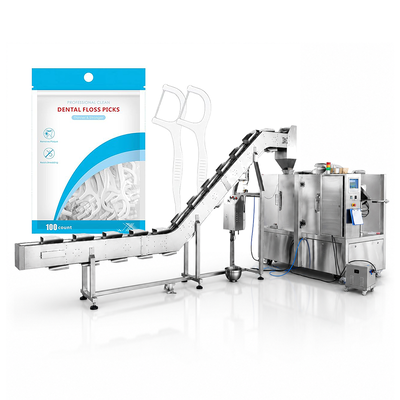 Automatic Dental Floss Packing Machine High Speed Floss Packaging Machine Servo Driven Dental Floss Packaging Line